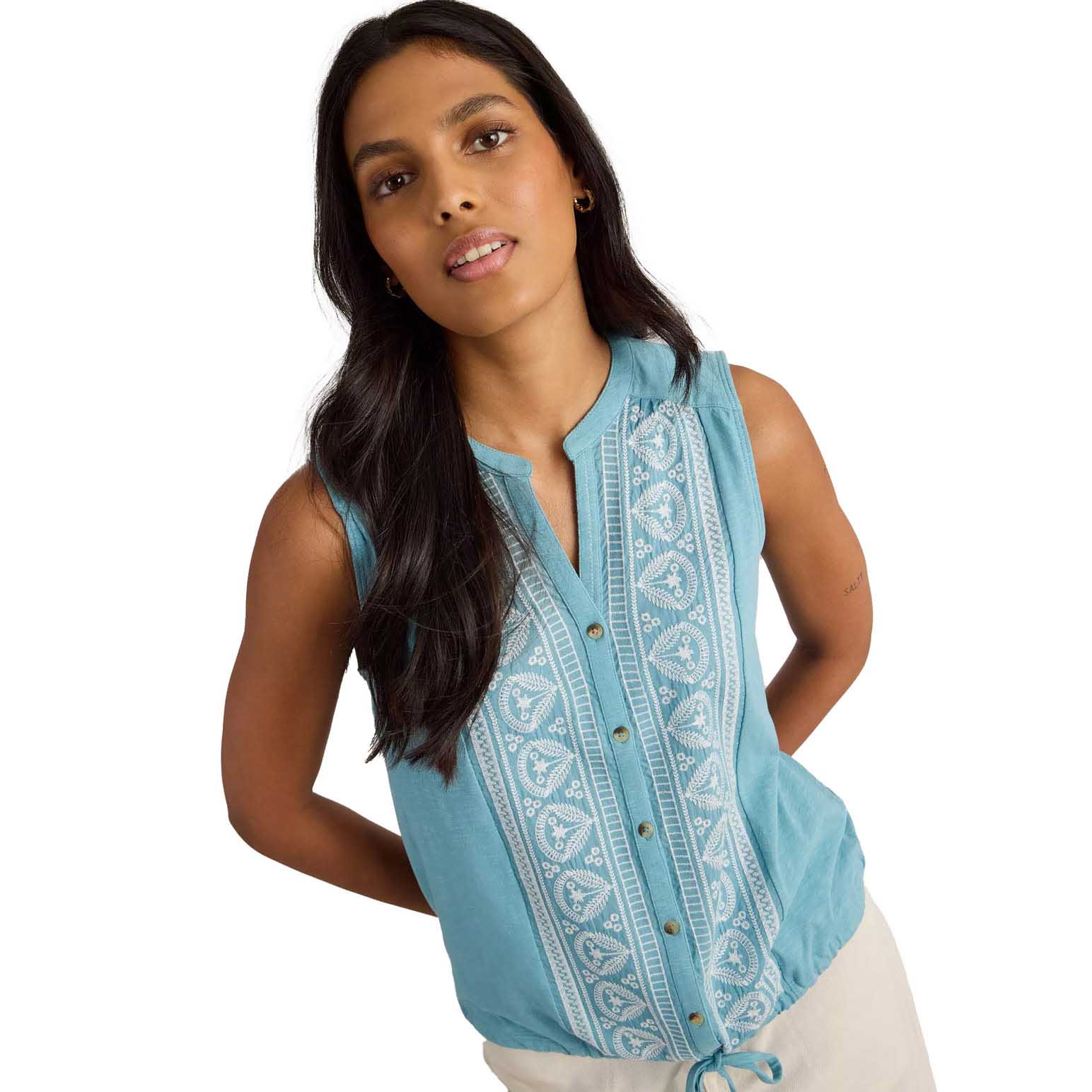 White Stuff Tulip Sleeveless Shirt